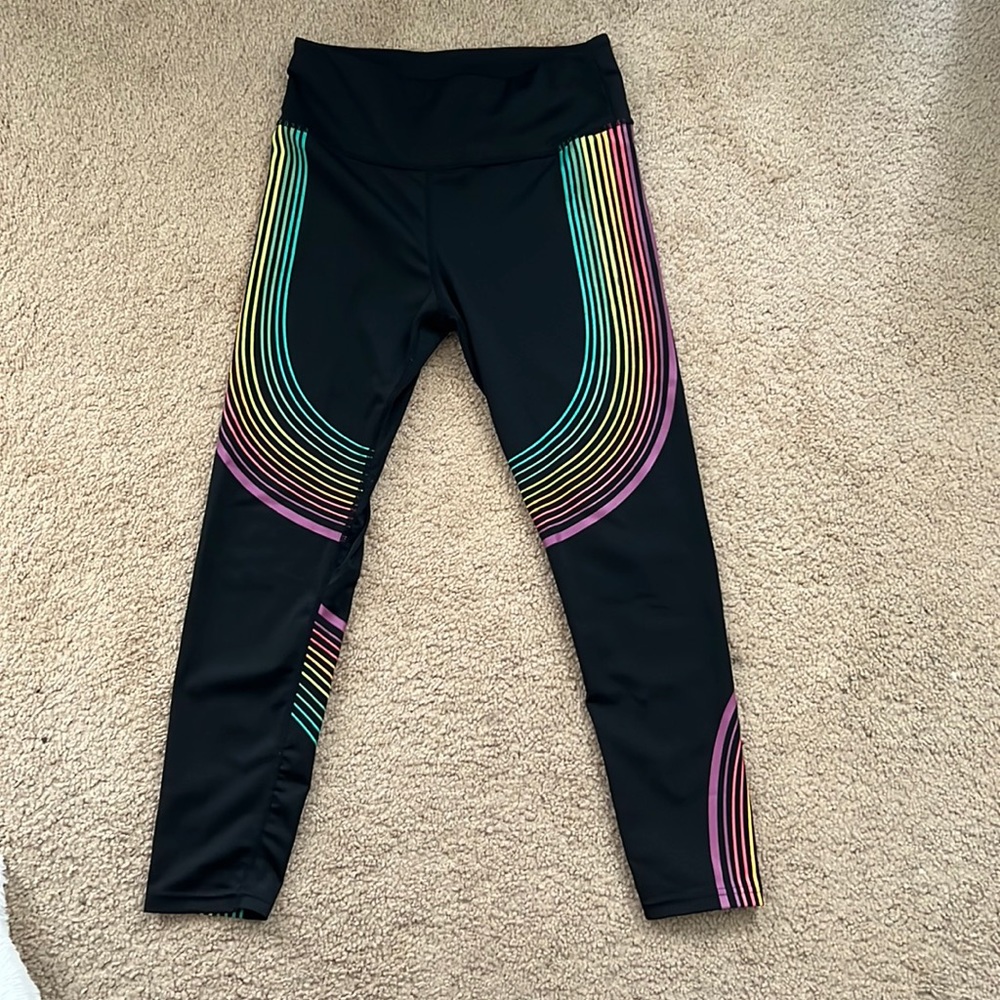 Rainbow girls M leggings